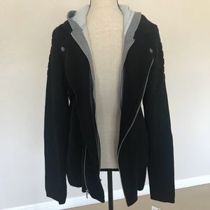 INC International Concept Zipper Hoodie Sweater